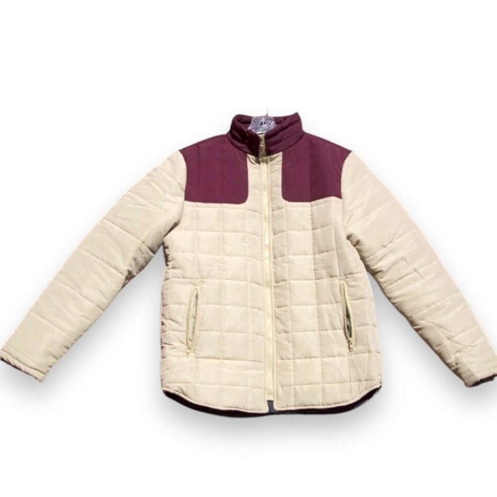 Nomad Padded Vest XL Lightweight Burgundy Beige Lining NWT